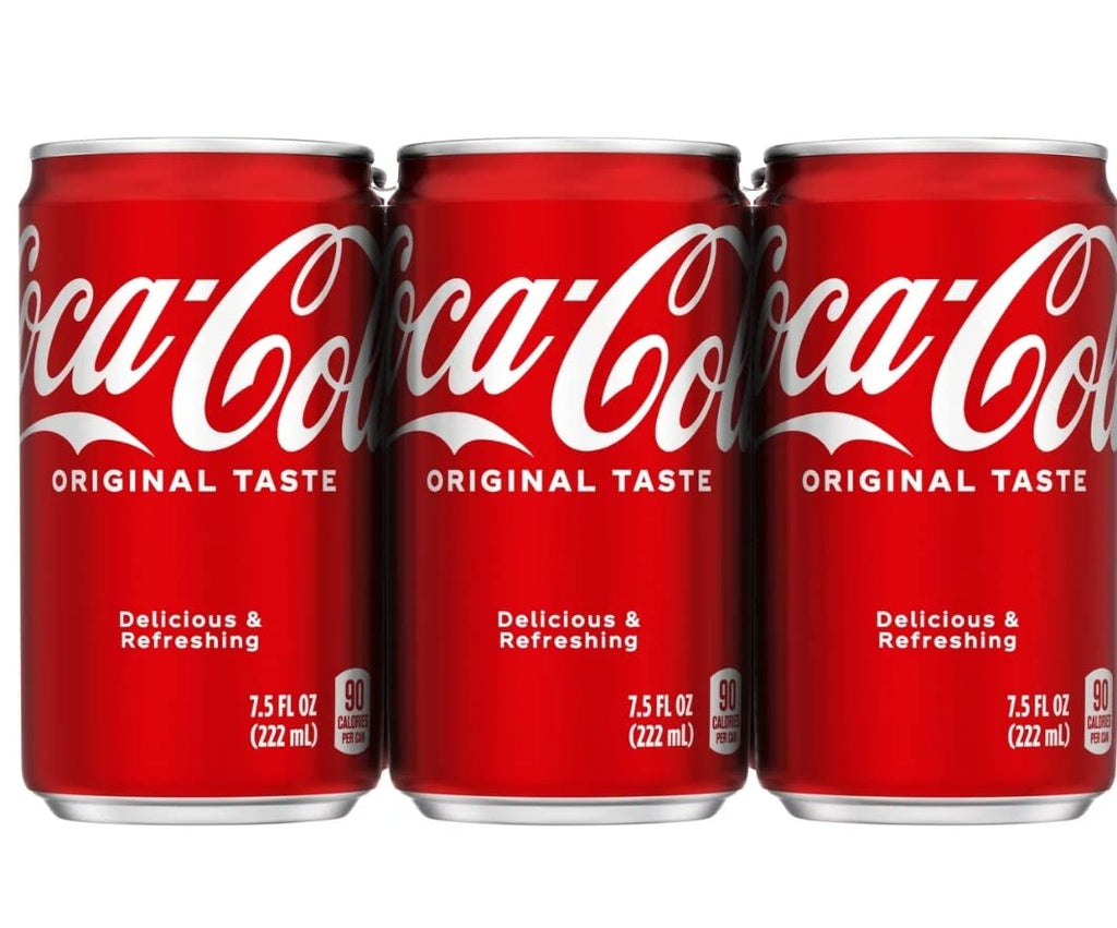 24 Mini Cans Variety Soda, 4 Flavors, 7.5 Fl Oz M166