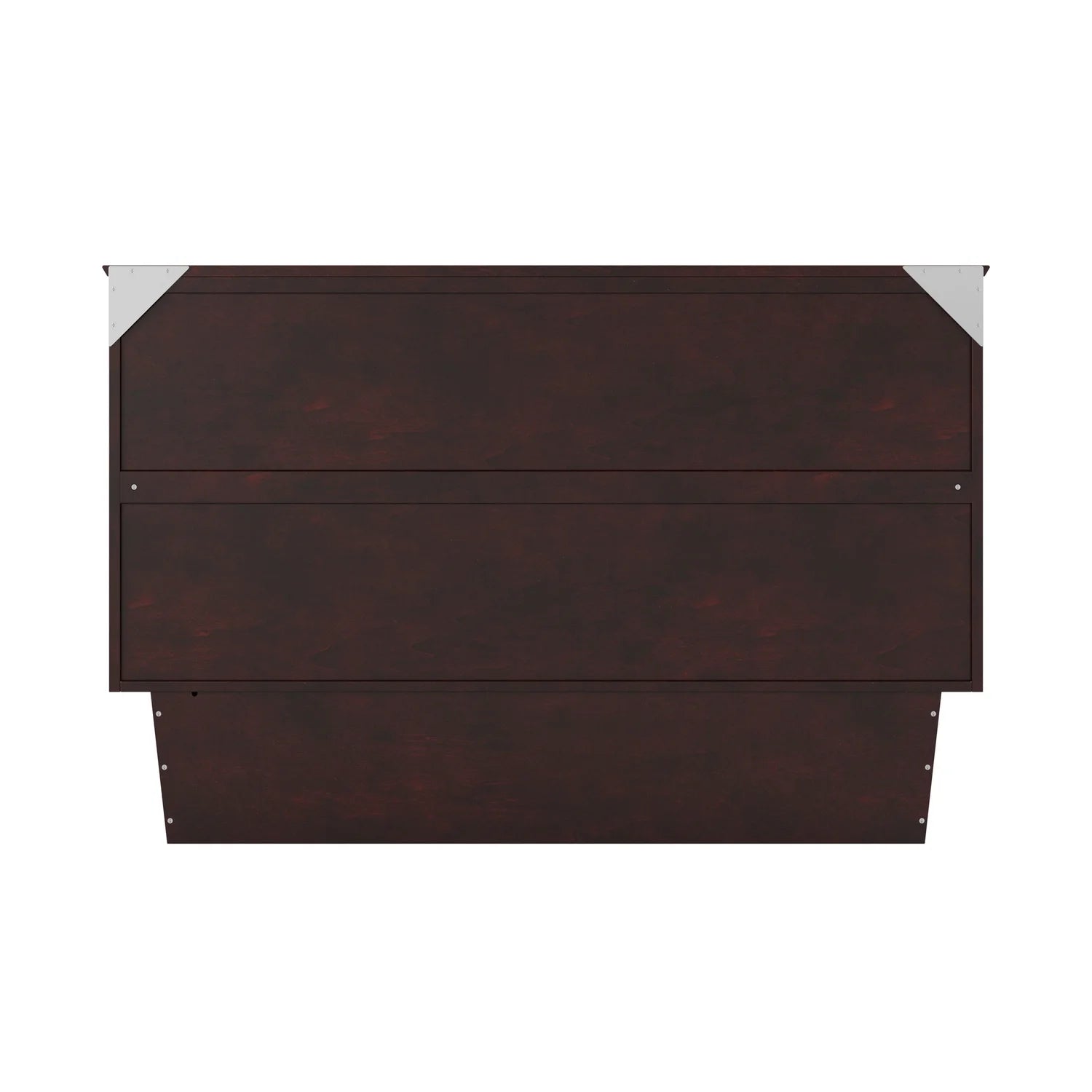 AFI Chelsea Queen Solid Wood Murphy Bed Chest with Mattress Espresso I253004