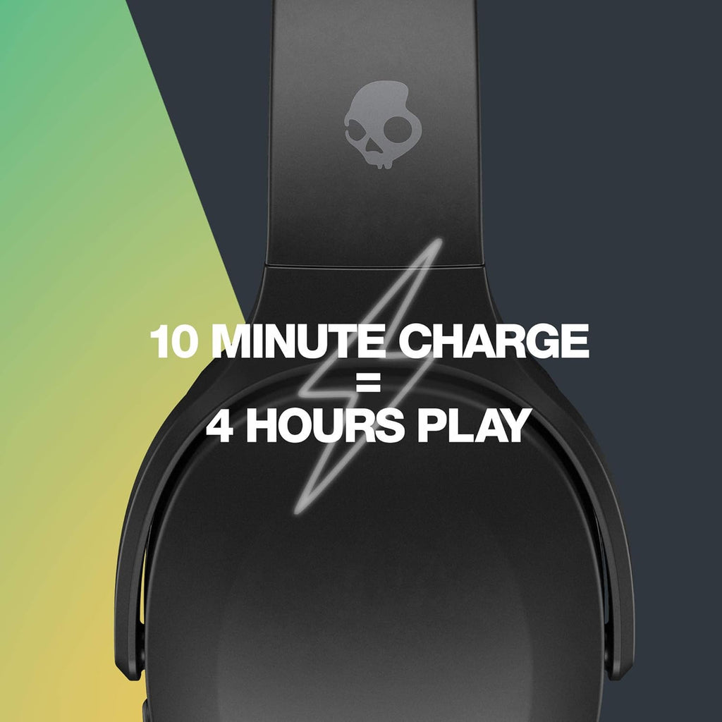 Skullcandy Crusher Evo Wireless Over-Ear Headphone - True Black (Renewed) V197