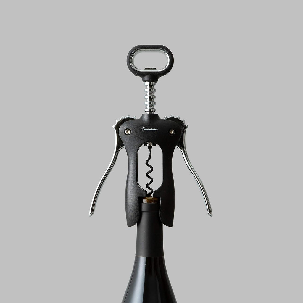 Rabbit Bar Tools Classic Wing Corkscrew, Silver C1834