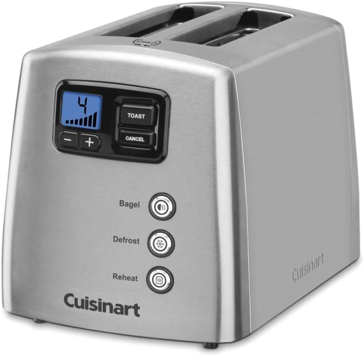 Cuisinart CPT-420 Touch to Toast Leverless 2-Slice Toaster, Brushed Stainless Steel V717