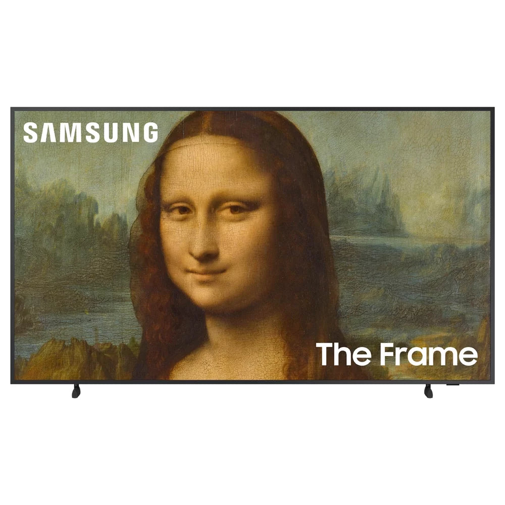 Samsung QN75LS03BAFXZA 75" The Frame QLED 4K UHD Smart TV with Modern Teak Bundle A666692