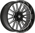 Gear 764BM 20x9 6x135/6x5.5" +18mm Black/Milled Wheel Rim 20" Inch