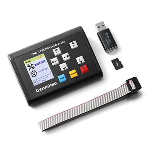 Genmitsu Offline Controller, Offline Control Module for Genmitsu 3018-PROVer V2, 3020-PRO MAX V2 CNC Machine, Jinsoku LC-50 Plus Laser Machine