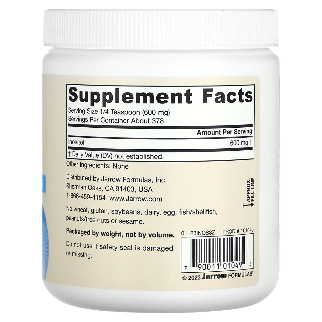 Jarrow Formulas Inositol 600 mg, 8 oz G2553