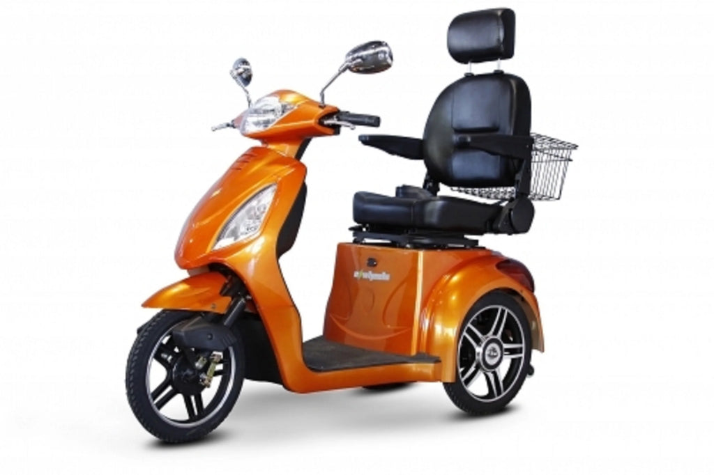 E-Wheels EW-36 Elite 3-Wheel Scooter with Electromagnetic Brakes, Orange M7752