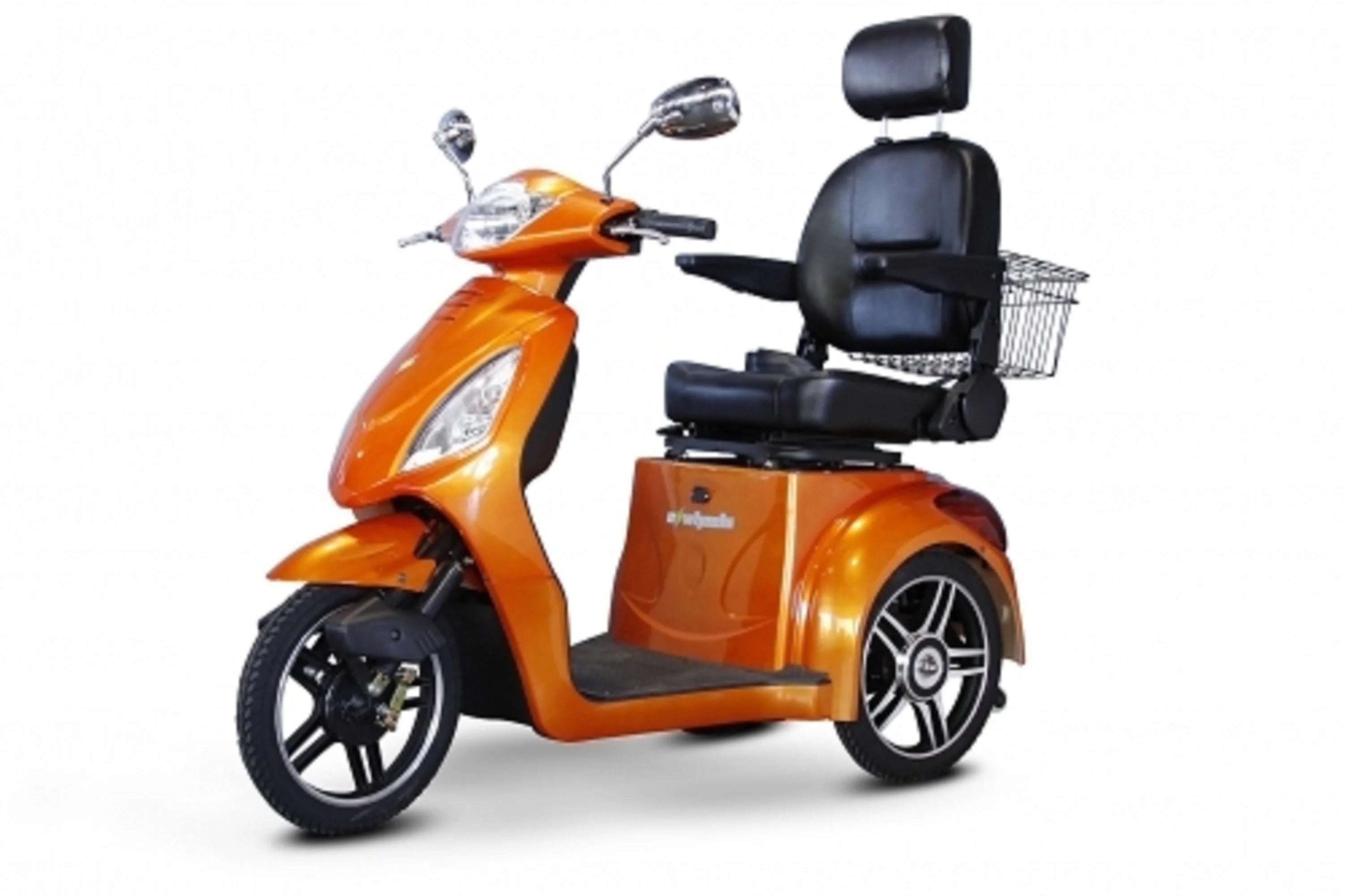 E-Wheels EW-36 Elite 3-Wheel Scooter with Electromagnetic Brakes, Orange M7752