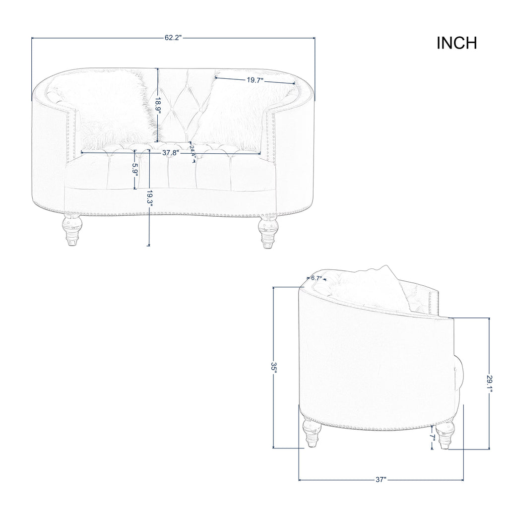 2 Piece Living Room Set V9511