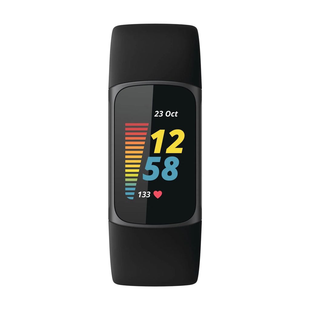 Charge 5 Fitness Tracker - Black/Graphite Stainless Steel S1105