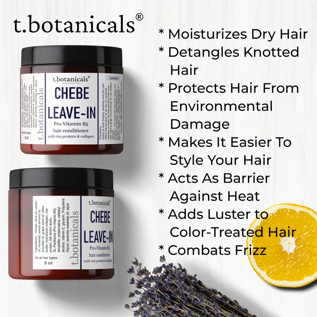 Chebe Leave In Conditioner with Provitamin B5, Chebe Butter & Oil, 8 oz L69575