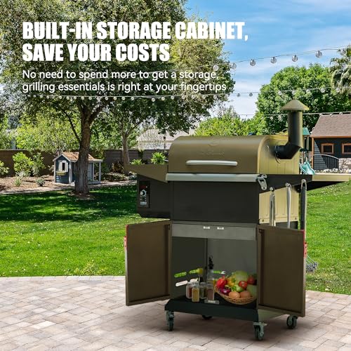 Z GRILLS Wood Pellet Grill Smoker with PID Controller, 8-in-1 BBQ Grill, 572 sq in Cooking Area R50943