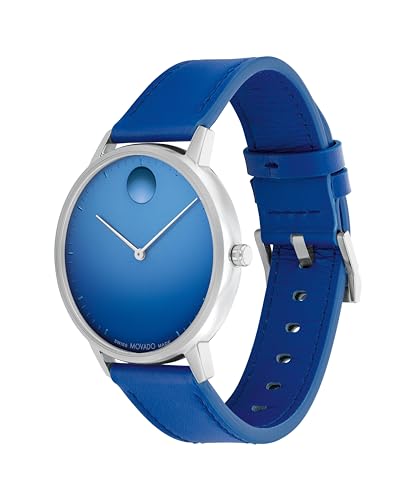 Movado Men's Watch - Swiss Quartz Leather Strap 41mm T761753