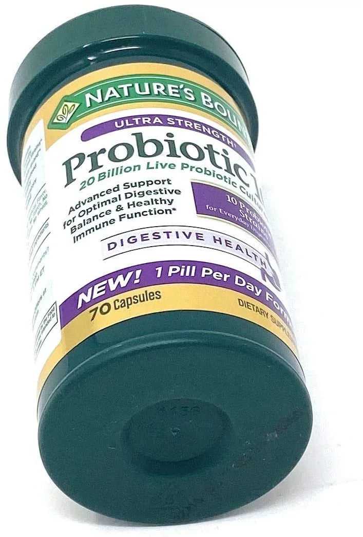 Nature's Bounty Ultra Strength Probiotic 10, 70 Capsules O4670