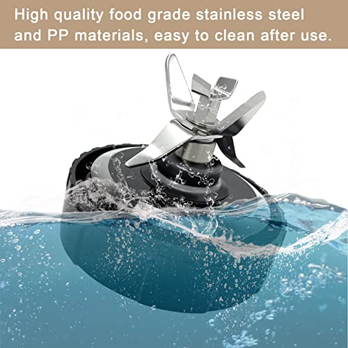 6 Fins Blender Blade Replacement for Nutri Ninja BL660 BL770, 16 oz Cup I113