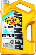 Pennzoil 550038111 Platinum SAE 0W-20 Full Synthetic Motor Oil -5 Quart Jug