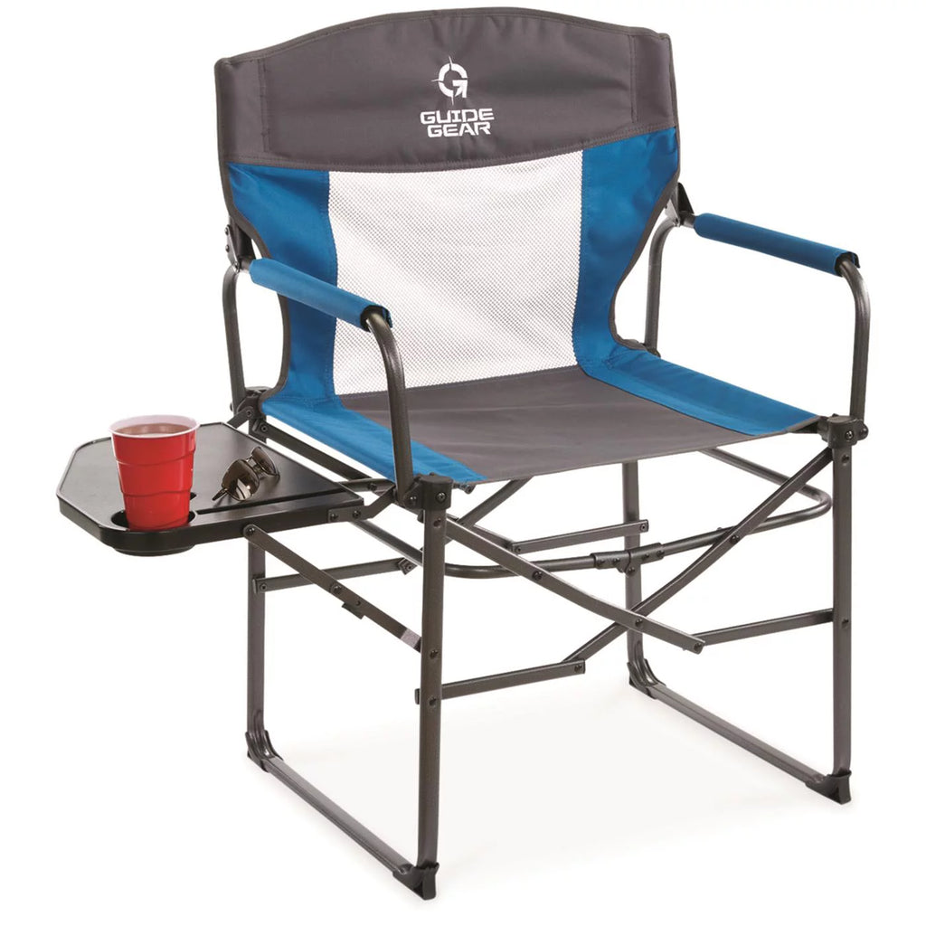 Guide Gear Easy Carry Director Camping Chair, Portable Folding, 300-lb Capacity Q8455