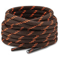 Stepace Round Shoelaces [2 Pairs] Heavy Duty Boot Shoe Laces for Hiking Work Boots