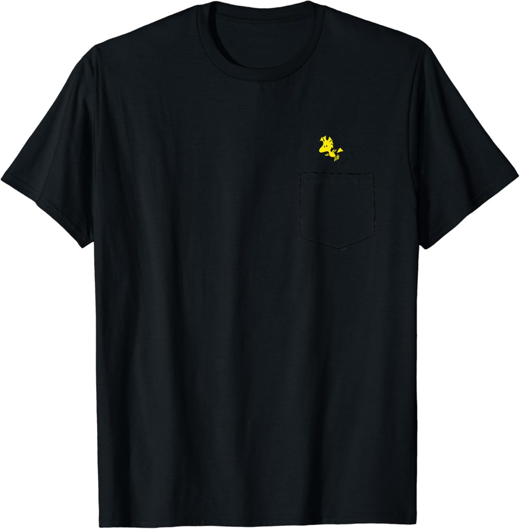 Peanuts Woodstock Faux Pocket T-Shirt