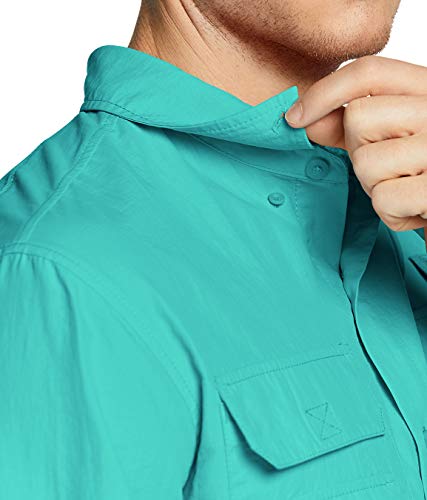 TSLA Men's Performance Fishing Shirt UPF 50+ Long Sleeve M34081