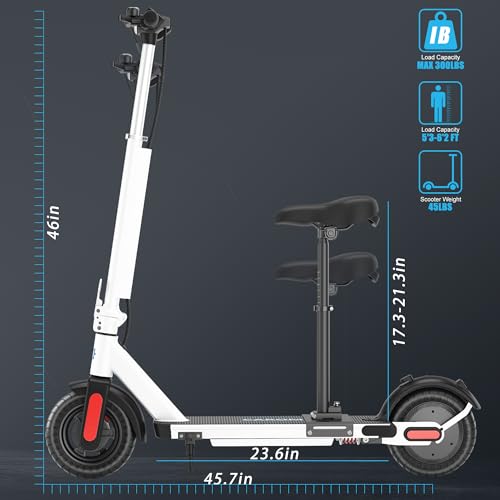 Caroma Electric Scooter for Adults, 500W, 20 MPH, 25 Miles Range, Foldable Y23443