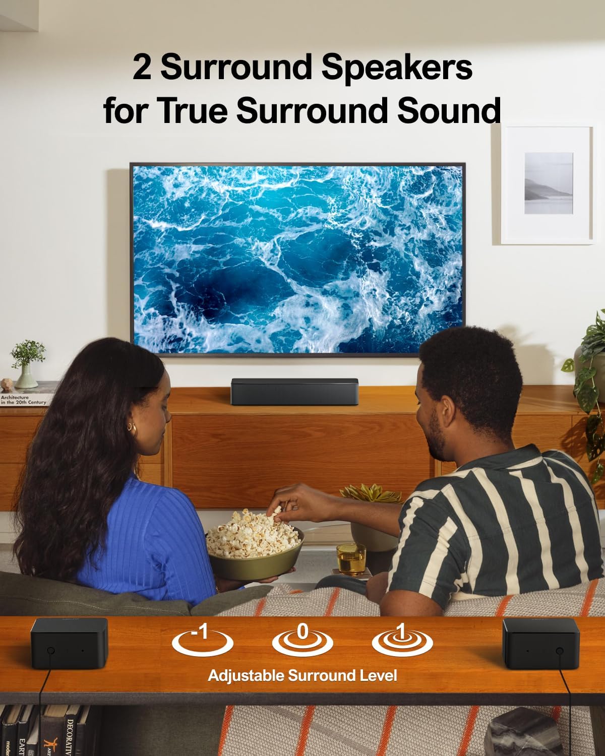 ULTIMEA Poseidon D60 5.1 Sound Bar with Dolby Atmos and Subwoofer U4710