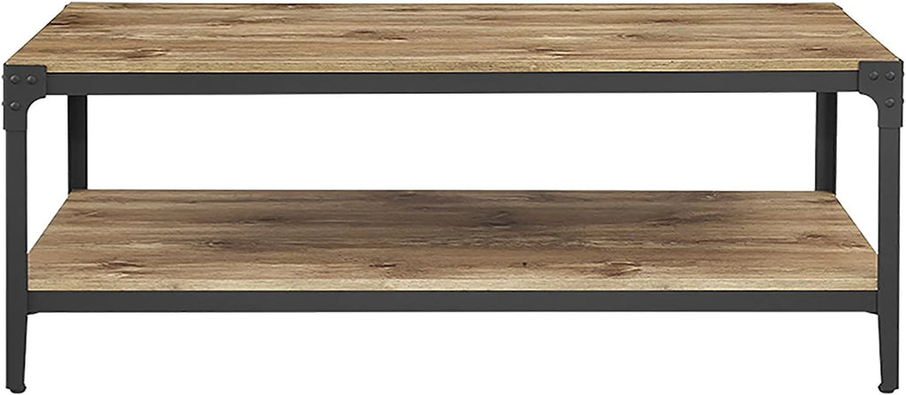 KHBIULIFE Declan Urban Industrial Wood Coffee Table 46 Inch A77248