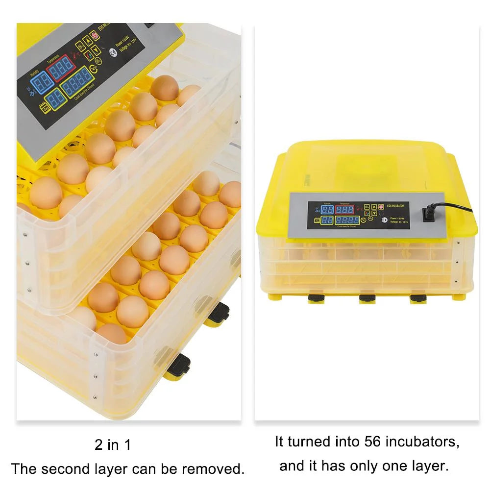 UBesGoo 112 Egg Incubator Digital Control Automatic Poultry Hatcher P112072