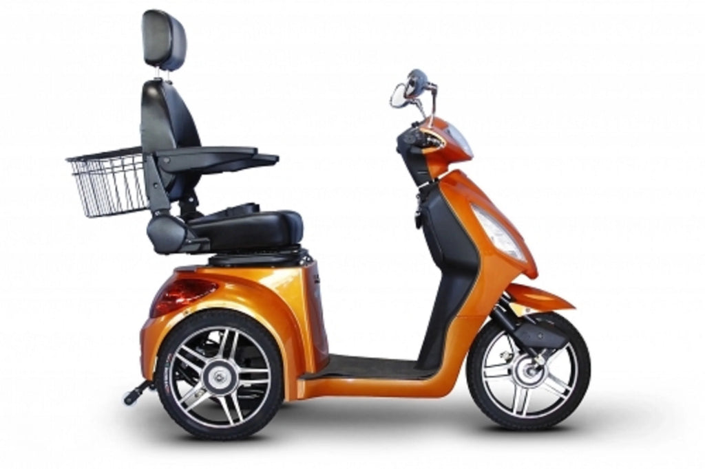 E-Wheels EW-36 Elite 3-Wheel Scooter with Electromagnetic Brakes, Orange M7752