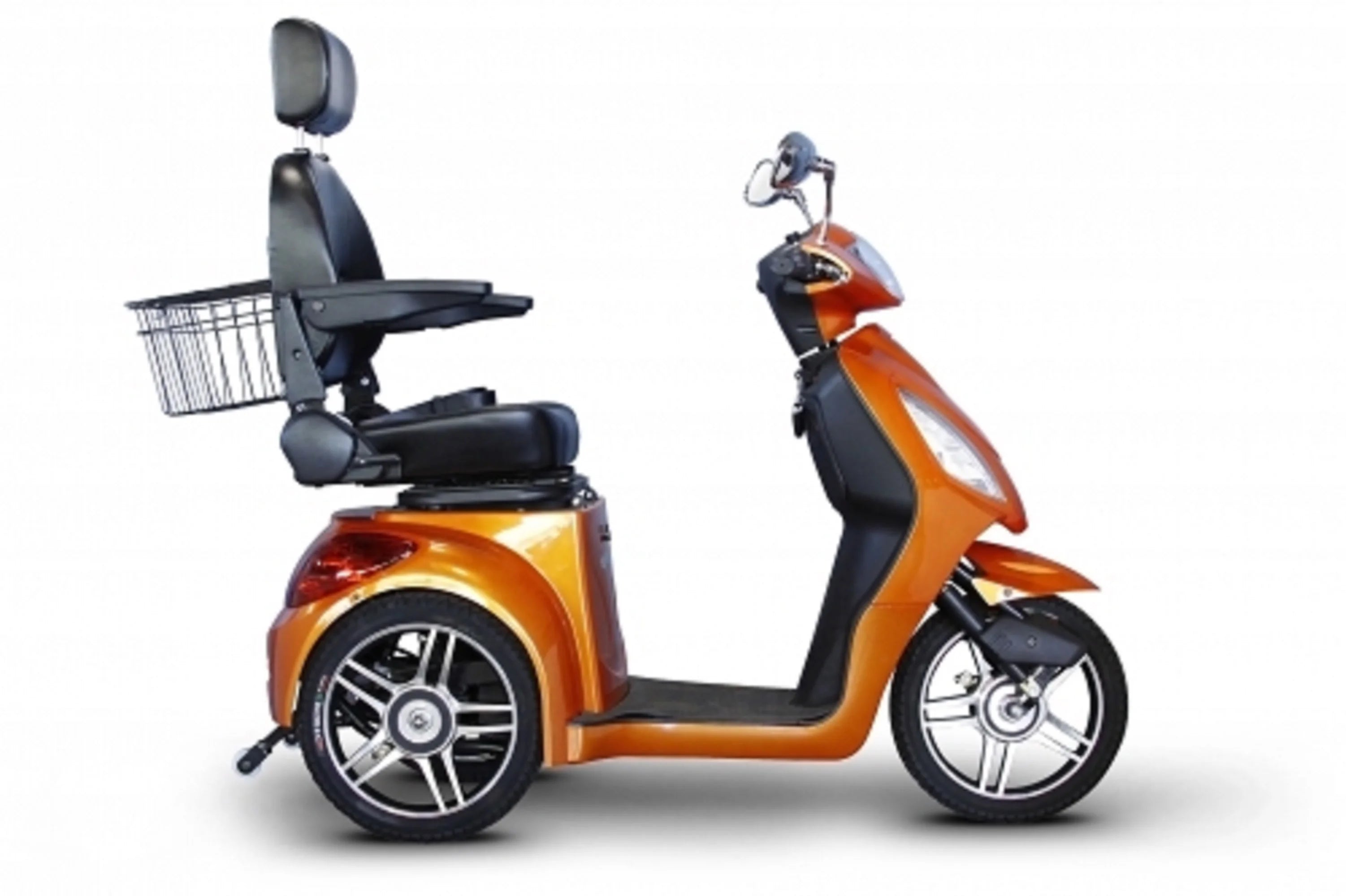 E-Wheels EW-36 Elite 3-Wheel Scooter with Electromagnetic Brakes, Orange M7752