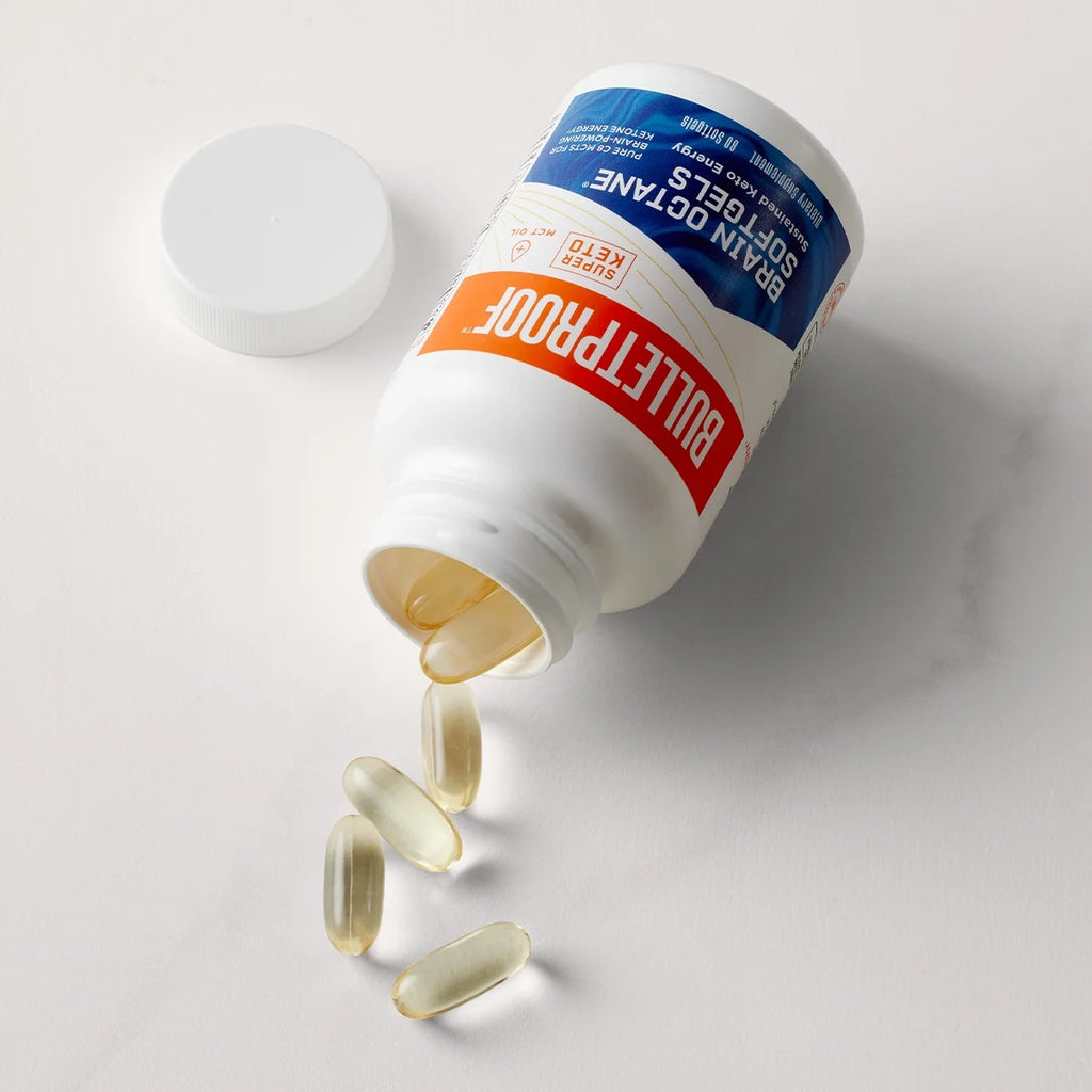 Brain Octane C8 MCT Oil 2000mg Caprylic Acid Triglycerides, 60 Softgels Q21227