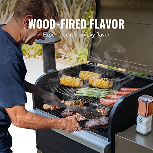 Z GRILLS Wood Pellet Grill Smoker with PID Controller, 8-in-1 BBQ Grill, 572 sq in Cooking Area R50943