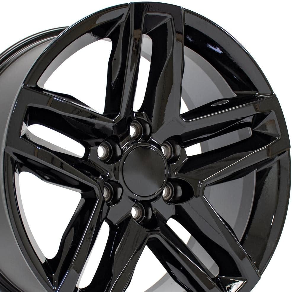 OE Wheels LLC 20 inch Rim Fits 6x139.7 Silverado Suburban Tahoe Sierra Yukon Escalade CV34B 20x9 Black Wheels Hollander: 5911
