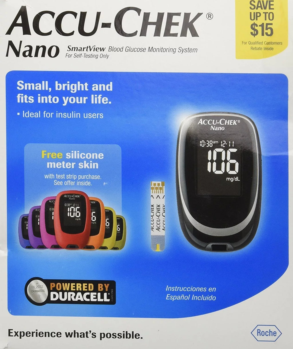Accu-Chek Nano Smartview Blood Glucose Monitoring System Kit F16208