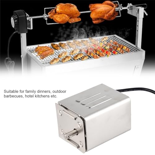 Stainless Steel BBQ Rotisserie Motor 110V T7095