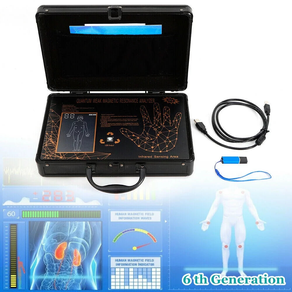 DENEST Quantum Magnetic Resonance Body Analyzer Black M4941