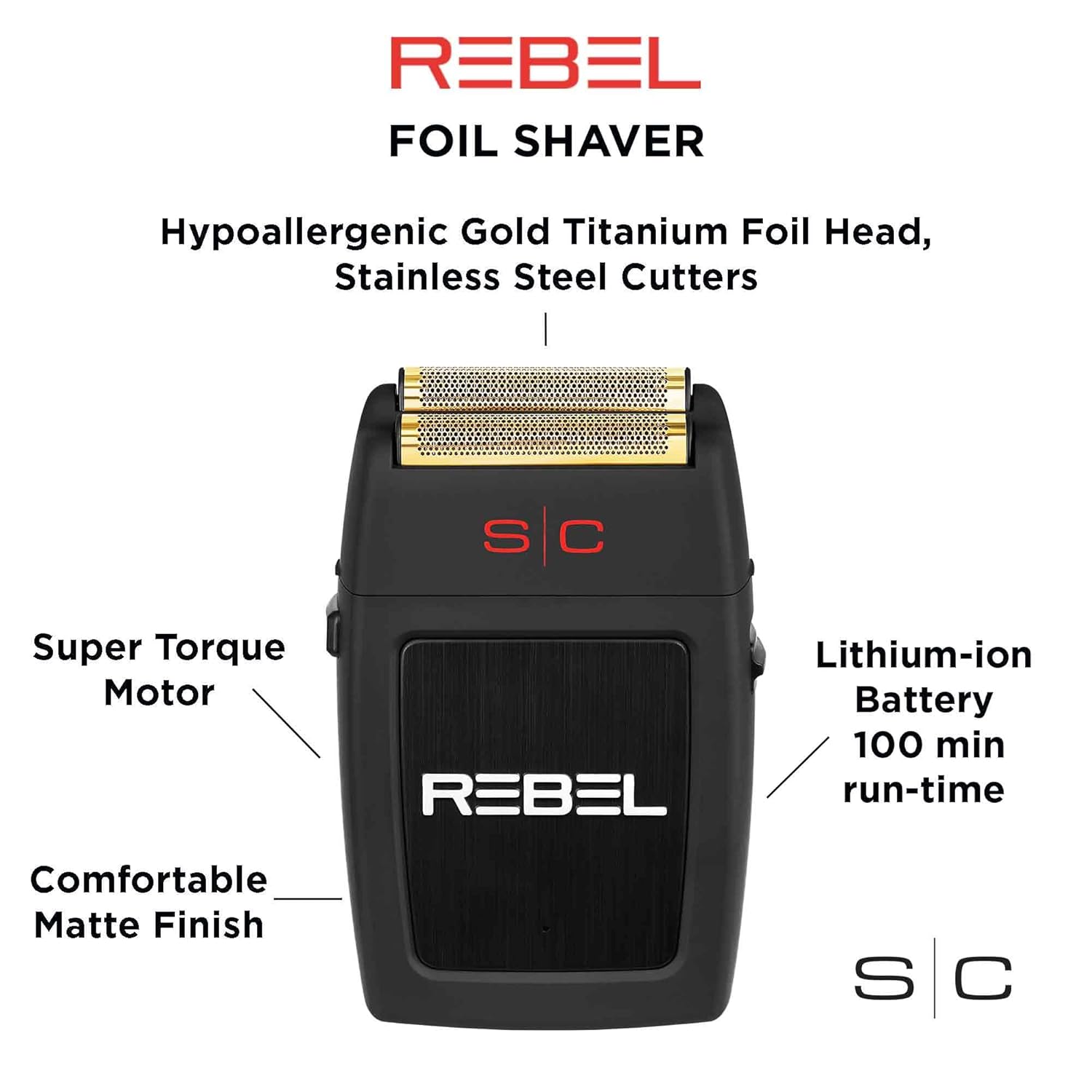 StyleCraft Rebel Professional Electric Mens Foil Shaver Q318
