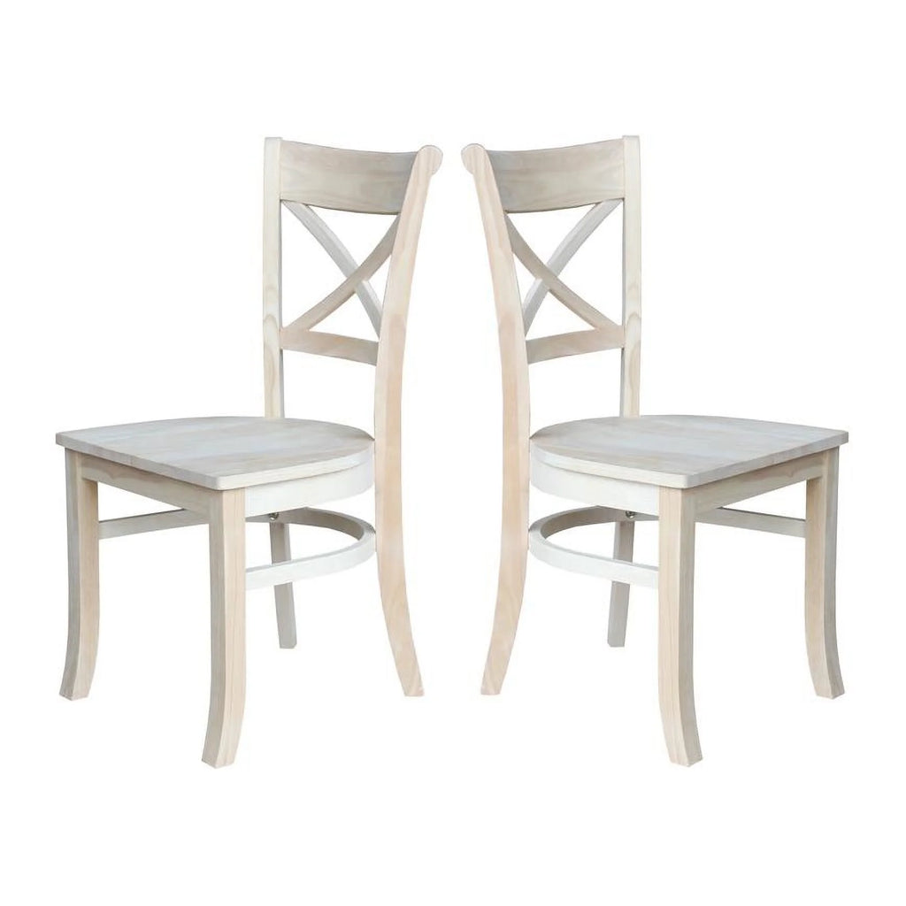 Set of Two Charlotte X-Back Chairs E533069