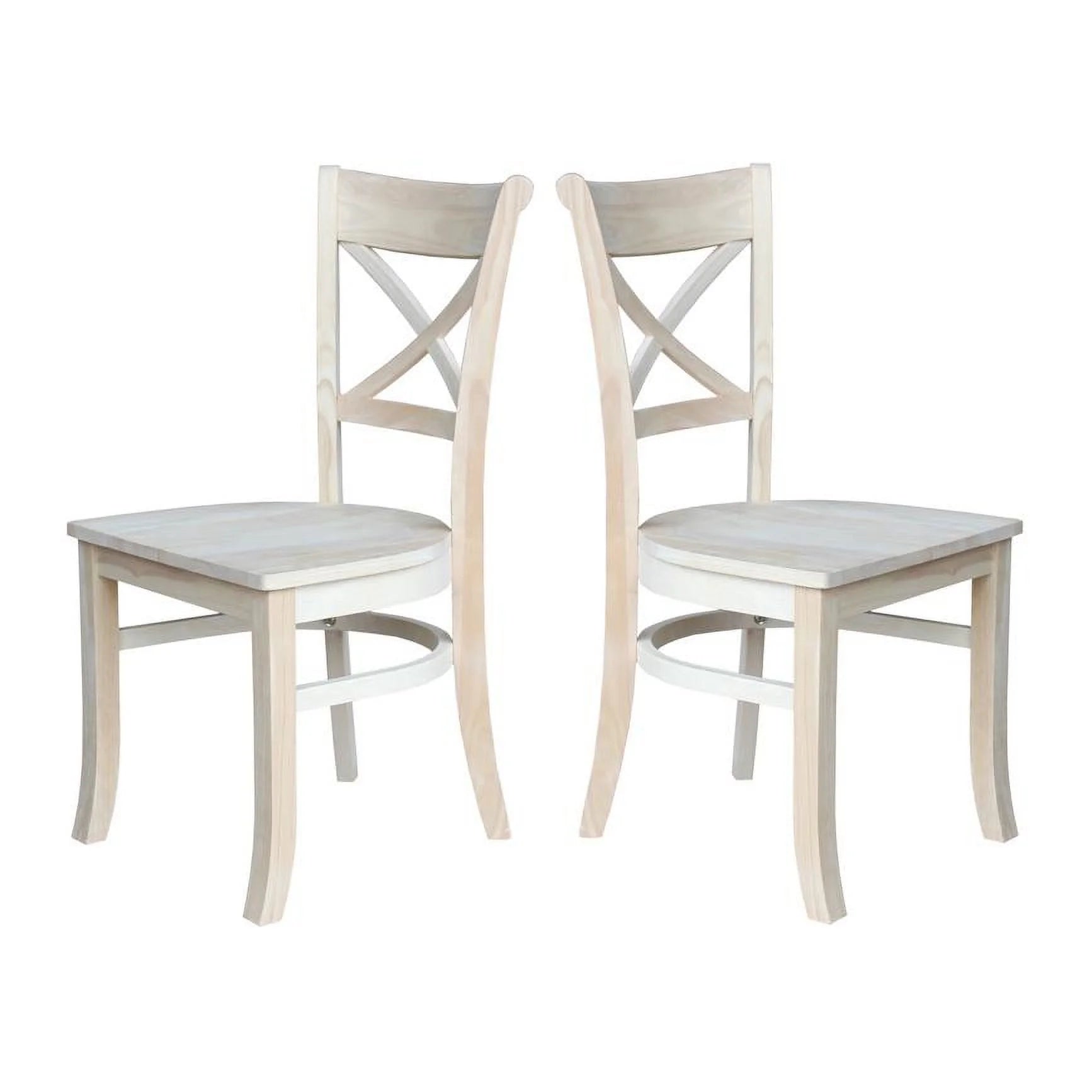 Set of Two Charlotte X-Back Chairs E533069