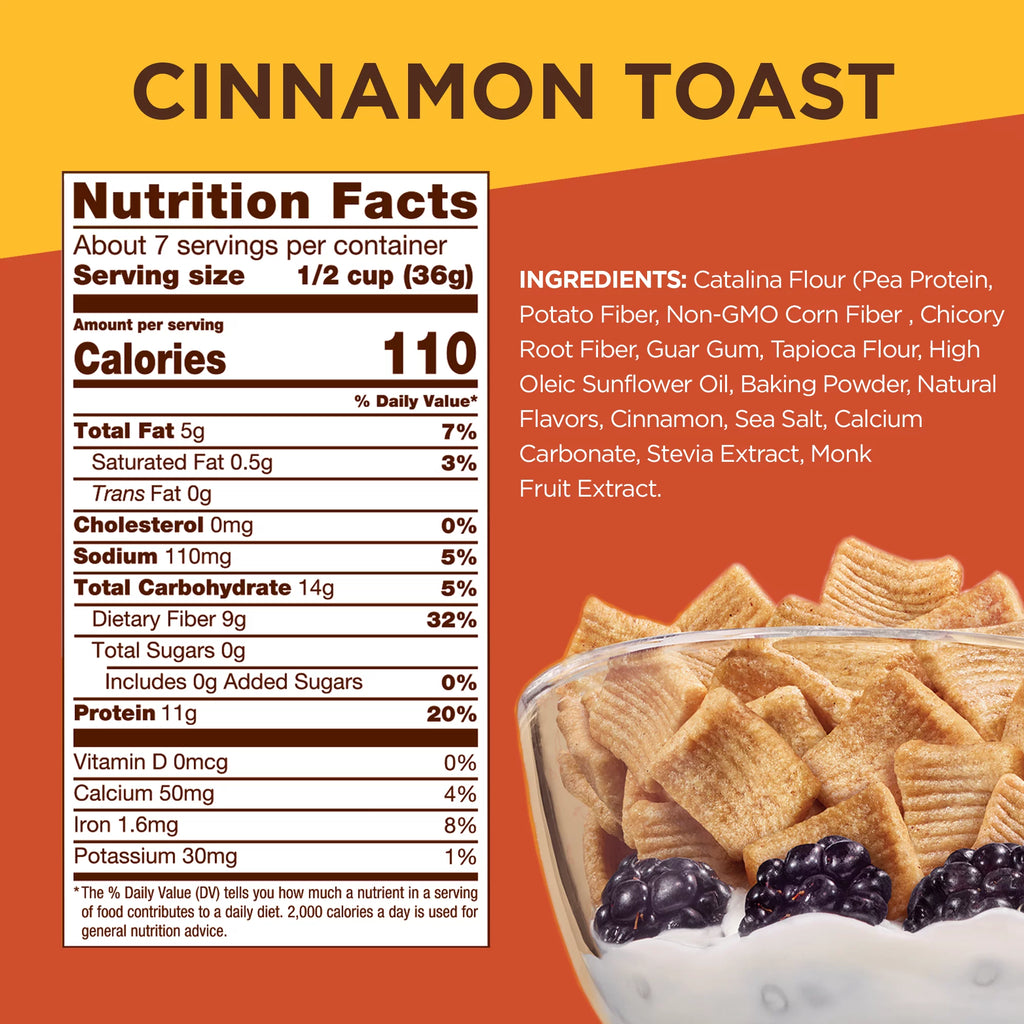 Catalina Crunch Keto Cereal Variety Pack, 6 Flavors, 9oz Bags J228