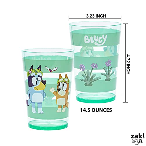Zak Designs CoComelon Nesting Tumbler Set 14.5 oz 4-Pack Plastic Cups S599