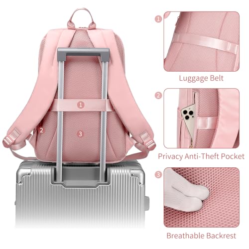 Women's 15.6 Inch Waterproof Laptop Backpack for School T4885