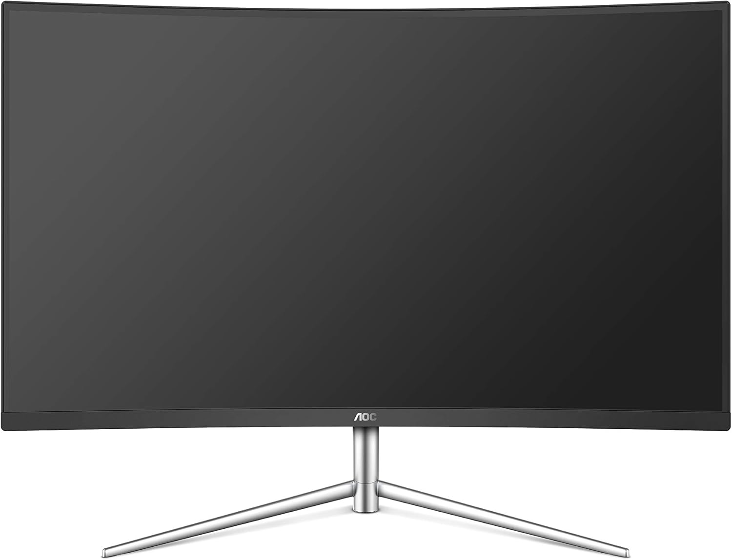 AOC C32V1Q 31.5" Full HD Curved Monitor, 75Hz, Frameless, Black Y567