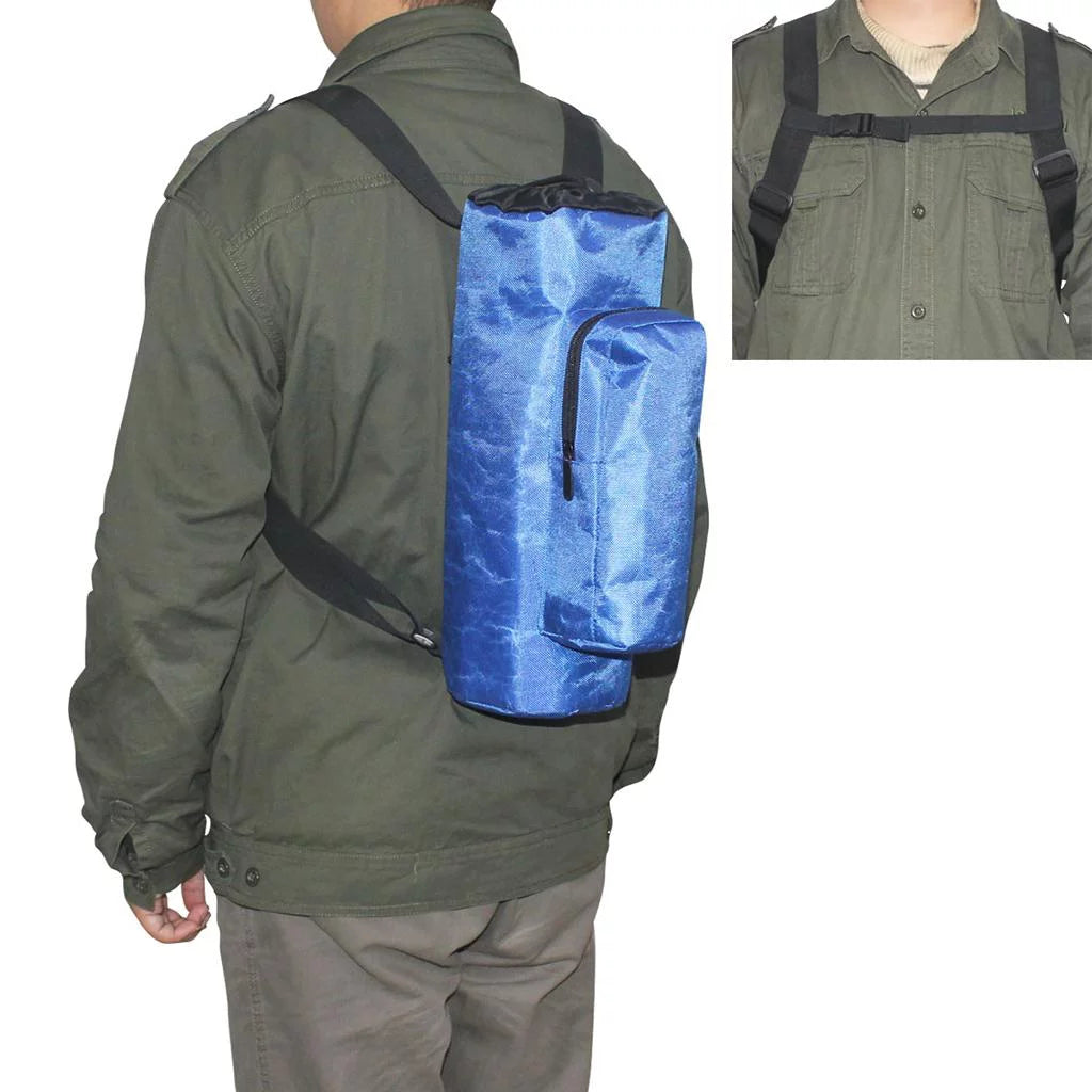 Waterproof Shockproof Oxygen Cylinder Tank Holder Backpack with Adjustable Strap V391