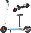 Caroma Electric Scooter, 20-25 Miles Range & 20 MPH Speed, 500W Cruise Control Electric Scooter Adults, 9/10" Solid Tires, Fast Folding E Scooter Bike for Commute, Shock Absorption & Braking System