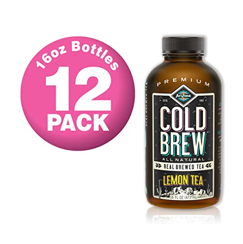 AriZona Arnold Palmer Half and Half Iced Tea Lemonade, 16 Fl Oz (Pack of 12) E779065