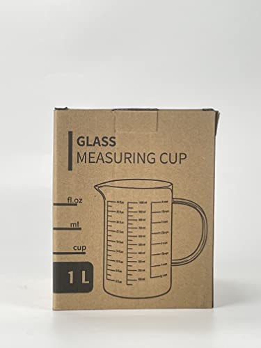 Luvan 1 Gallon Measuring Pitcher with Spout and Handle, 134oz Plastic Container K58179