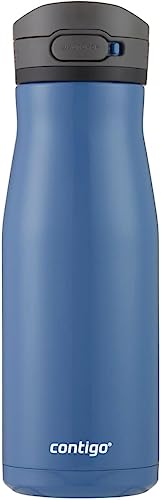 Contigo Jackson Chill 2.0 Water Bottle with AUTOPOP Lid | Stainless Steel Water Bottle, 20oz., 2 Pack, Pink Lemonade & Licorice
