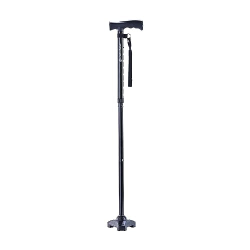 HurryCane Freedom Edition Foldable Walking Cane with T Handle