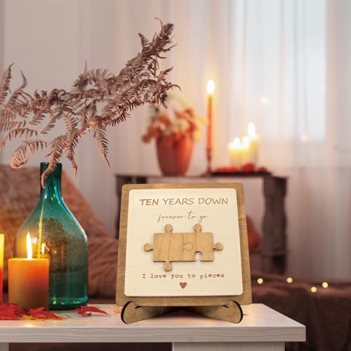 Personalized Wooden Plaque 10th Anniversary Gift for Couples N241