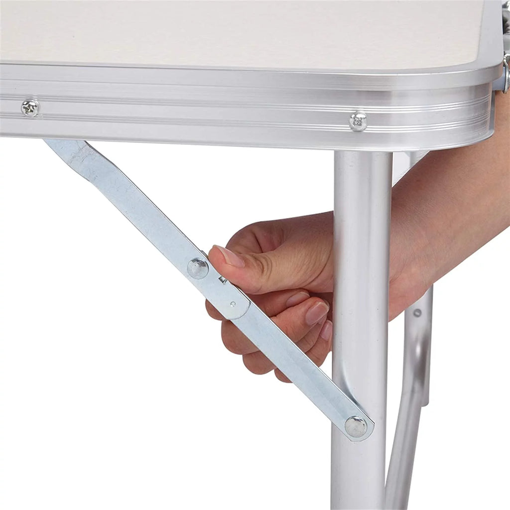 Aluminum Camping Folding Table, Height Adjustable Portable A405279